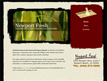 Tablet Screenshot of newportfresh.com